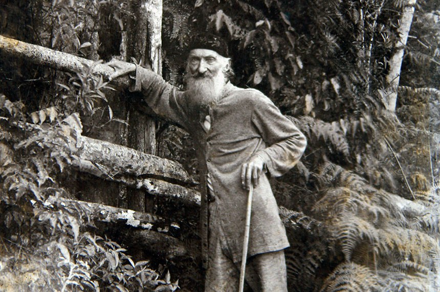  O naturalista Fritz Müller em fotografia de 1891  Algência AL-SC