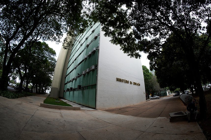 Fachada do bloco L, na Esplanada dos Ministérios, o qual faz parte o Ministério da Educação (MEC).  Foto: Roque de Sá/Agência Senado