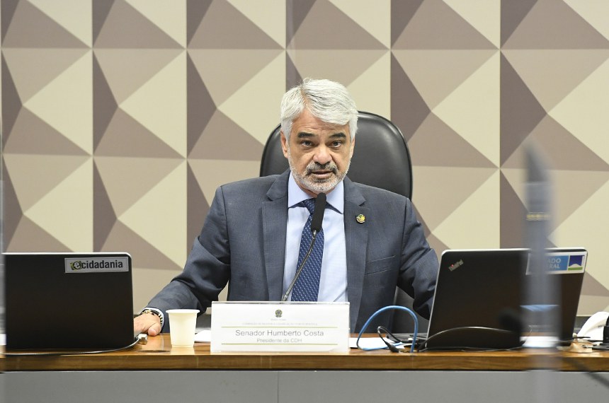 O presidente da Comissão de Direitos Humanos (CDH) do Senado, Humberto Costa