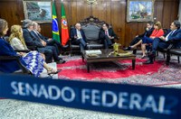 Pacheco reafirma ao presidente do Legislativo de Portugal compromisso com a democracia