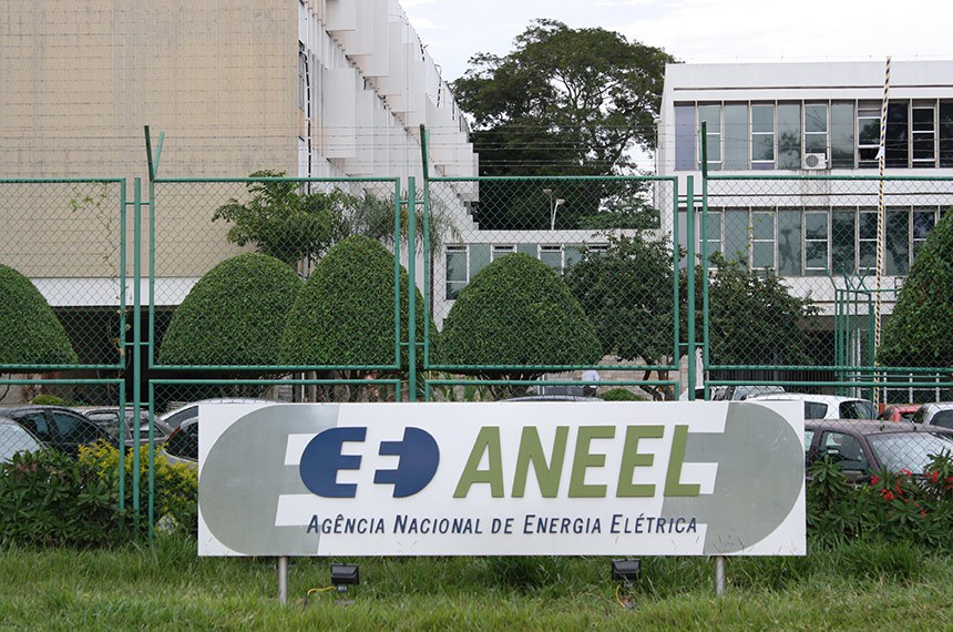 Fachada da sede da Agência Nacional de Energia Elétrica  (Aneel) em Brasília.  