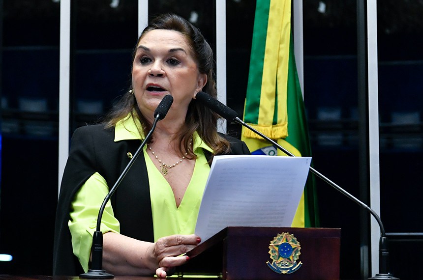 Plenário do Senado Federal durante sessão deliberativa ordinária semipresencial. Ordem do dia. Na pauta, o PLC 102/2018, projeto de lei que permite a inclusão de instituições públicas prestadoras de serviços de assistência técnica e extensão rural no Programa Nacional de Acesso ao Ensino Técnico e Emprego (Pronatec). À tribuna, em discurso, senadora Eliane Nogueira (PP-PI). Foto: Waldemir Barreto/Agência Senado