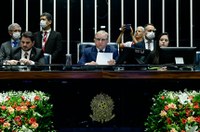 ‘Jovens senadores’ tomam posse e elegem integrantes da Mesa Diretora