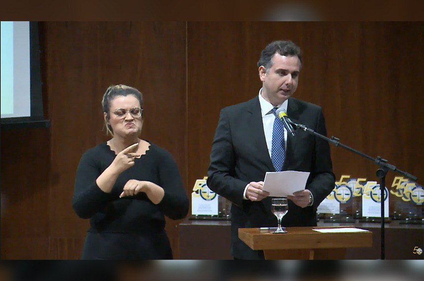 Pacheco discursou na abertura do seminário comemorativo dos 50 anos da Associação dos Juízes Federais do Brasil