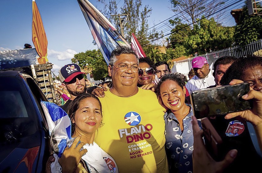 Candidato ao Senado pelo Maranhão-MA, Flávio Dino,  durante campanha eleitoral  Foto: Flavio Dino Oficial