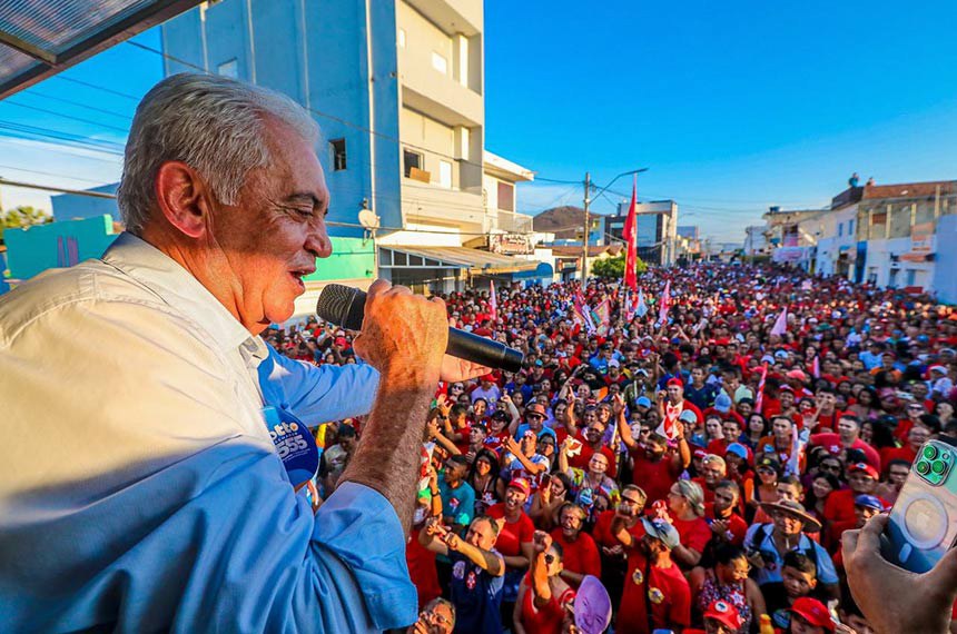 Candidato a reeleicao ao Senado pela Bahia, Otto Alencar, durante campanha. 23/09/2022  Foto: Ulisses Dumas/Otto Alencar Oficial