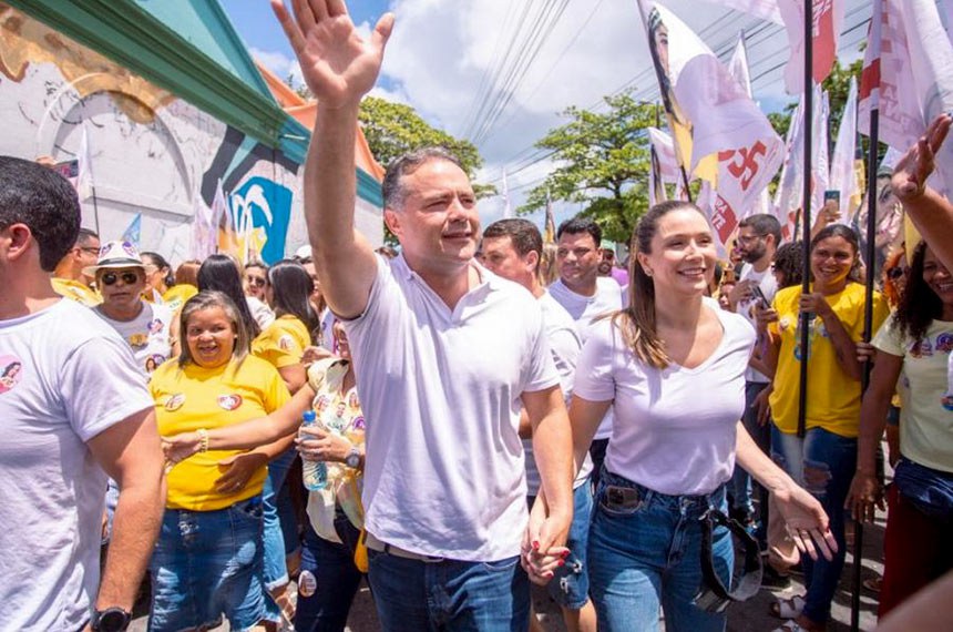 Caminham em apoio a Renan Filho, candidato ao Senado por Alagoas  Foto: Lucas Meneses/Renan Filho Oficial