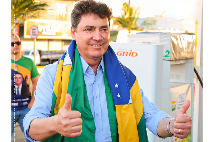 Candidato ao senado pelo Goiás.  Foto: Wilder Morais Oficial