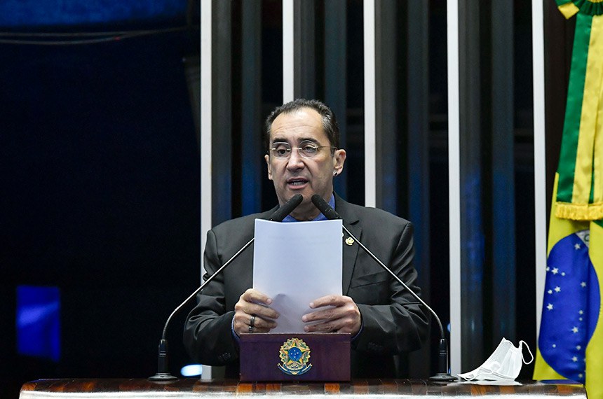 Em discurso, à tribuna, senador Jorge Kajuru (Podemos-GO).