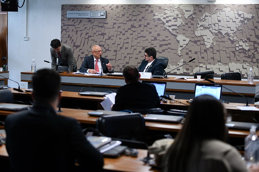 Mesa:
presidente da CRE, senador Esperidião Amin (PP-SC);
vice-presidente da CRE, senador Marcos do Val (Podemos-ES).
