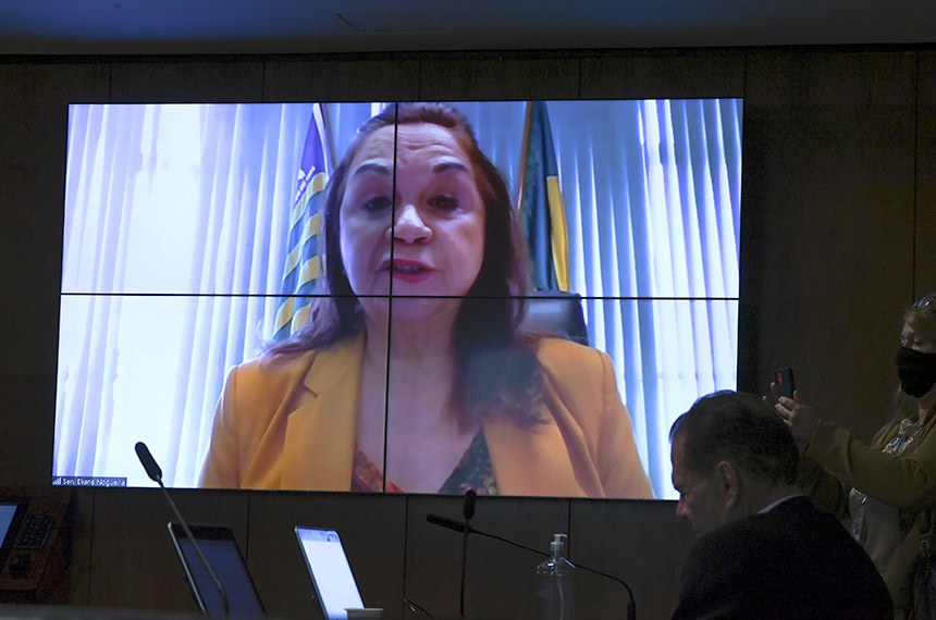 Em pronunciamento, via videoconferência, senadora Eliane Nogueira (PP-PI).