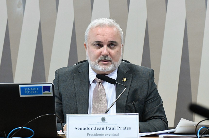 Mesa: 
presidente eventual e requerente desta audiência pública, senador Jean Paul Prates (PT-RN).