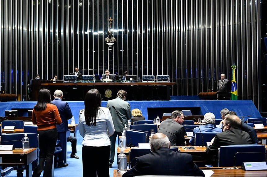 Mesa: 
presidente do Senado Federal, senador Rodrigo Pacheco (PSD-MG); 
secretário-geral da Mesa, Gustavo A. Sabóia Vieira.
