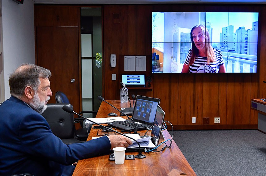 Em pronunciamento, via videoconferência, vice-presidente da CASSTPCD, senadora Mara Gabrilli (PSDB-SP).