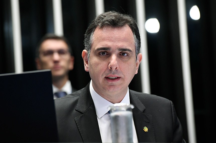Mesa: 
presidente do Senado Federal, senador Rodrigo Pacheco (DEM-MG).
