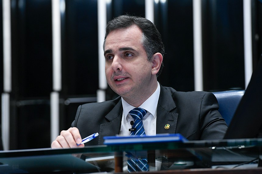 Mesa: 
presidente do Senado Federal, senador Rodrigo Pacheco (PSD-MG).