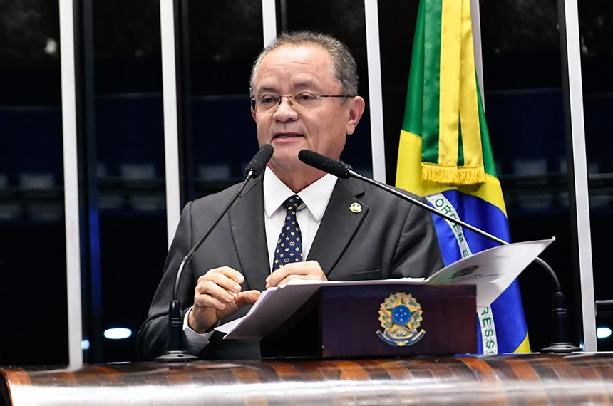 Em discurso, à tribuna, relator do PRS 65/2022, senador Zequinha Marinho (PL-PA).