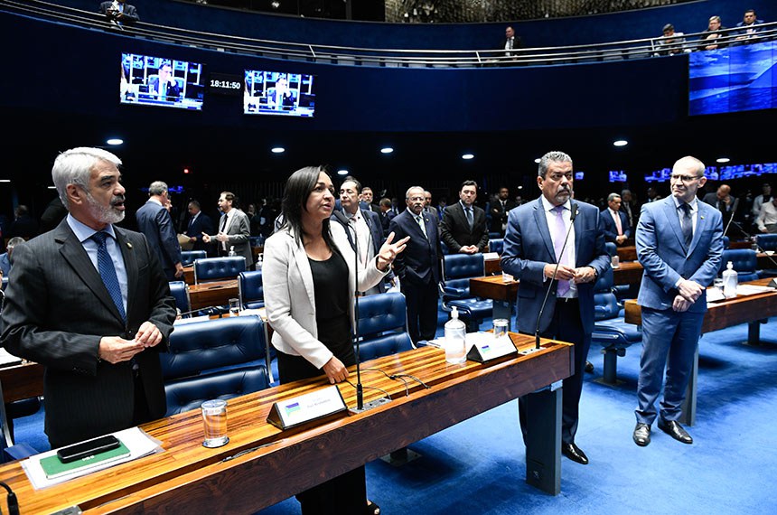 Bancada:
senadora Eliziane Gama (PSD-MA) em pronunciamento;
senador Humberto Costa (PT-PE); 
senador Dr. Hiran (PP-RR); 
senador Fabiano Contarato (PT-ES).