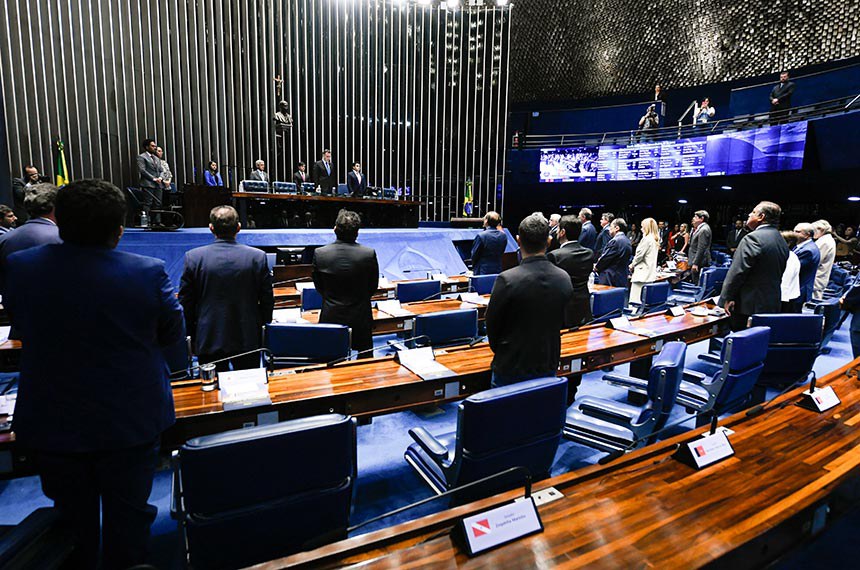 Mesa: 
presidente do Senado Federal, senador Rodrigo Pacheco (PSD-MG); 
secretário-geral da Mesa do Senado, Gustavo A. Sabóia Vieira.