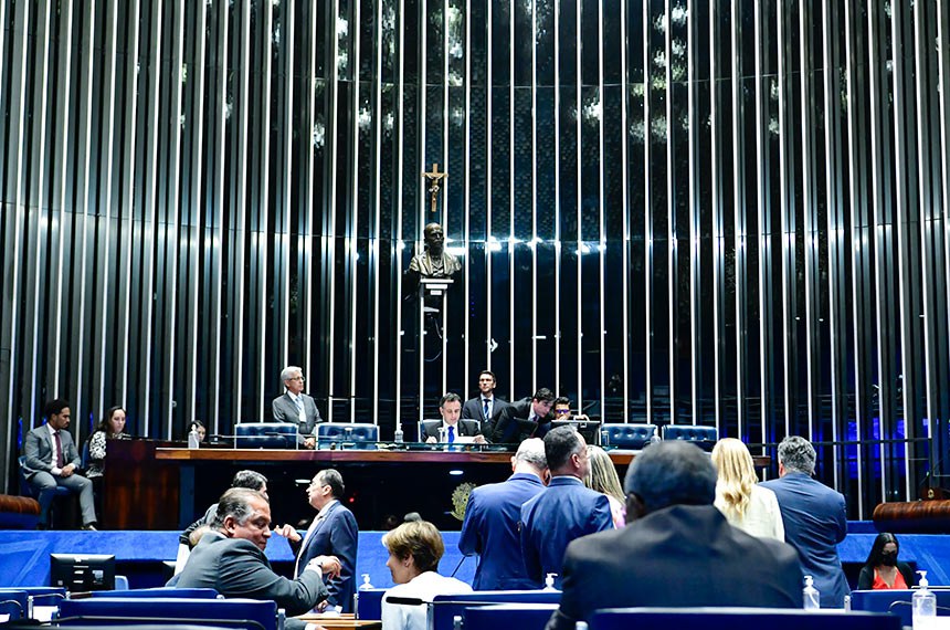 Mesa:
presidente do Senado Federal, senador Rodrigo Pacheco (PSD-MG); 
secretário-geral da Mesa do Senado, Gustavo A. Sabóia Vieira.