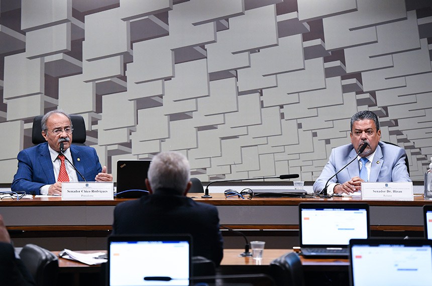 Mesa: 
presidente da CTEYANOMAMI, senador Chico Rodrigues (PSB-RR); 
relator da CTEYANOMAMI, senador Dr. Hiran (PP-RR).