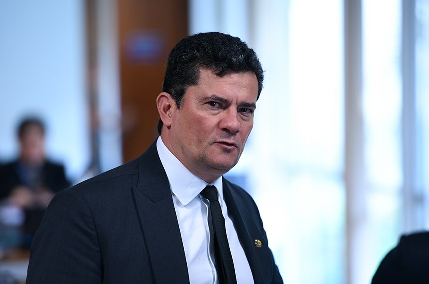 Em destaque, senador Sergio Moro (União-PR).