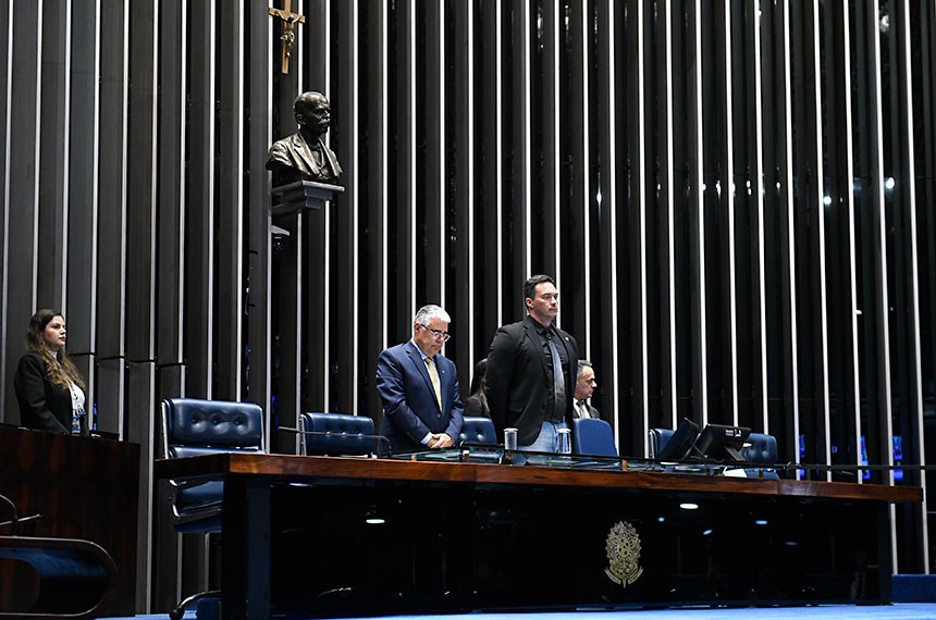 Mesa:
senador Eduardo Girão (Novo-CE);
4º secretário da Mesa do Senado Federal, senador Styvenson Valentim (Podemos-RN).