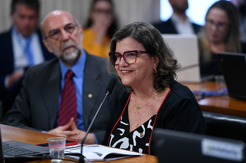 À bancada, em pronunciamento, senadora Teresa Leitão (PT-PE).