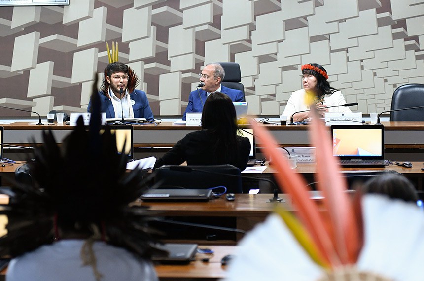 À bancada, senadora Eliziane Gama (PSD-MA).