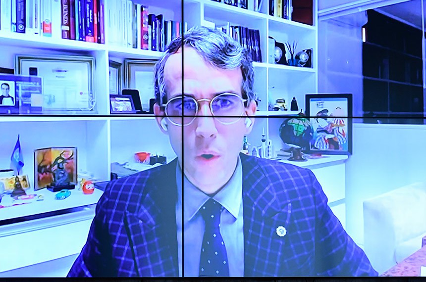 No painel presidente do Conselho Regional de Economia do Ceará, Igor Lucena presidente do Conselho Regional de Economia do Ceará, Igor Lucena.