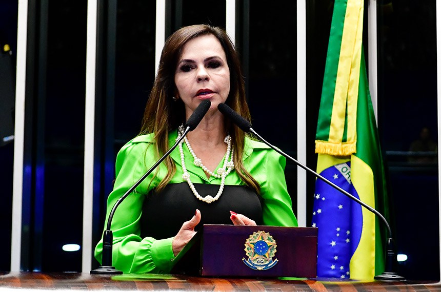 Em discurso, à tribuna, senadora Professora Dorinha Seabra (União-TO).