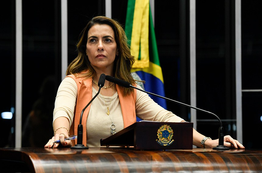 Em discurso, à tribuna, senadora Soraya Thronicke (União-MS).