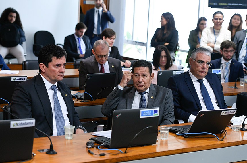 Bancada:
senador Sergio Moro (União-PR); 
senador Hamilton Mourão (Republicanos-RS); 
senador Eduardo Girão (Novo-CE);
senador Fabiano Contarato (PT-ES).