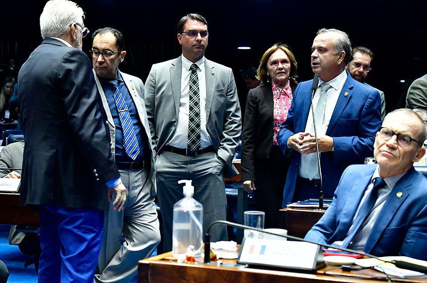 Bancada:
senador Rogerio Marinho (PL-RN), prounciamento;
senador Flávio Bolsonaro (PL-RJ); 
senador Eduardo Girão (Novo-CE);
senador Fabiano Contarato (PT-ES).