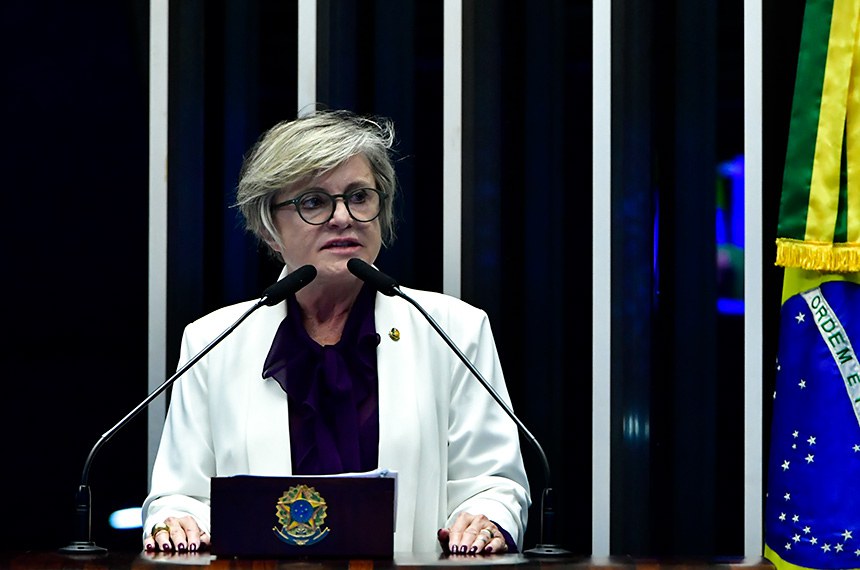 Em discurso, à tribuna, senadora Margareth Buzetti (PSD-MT).