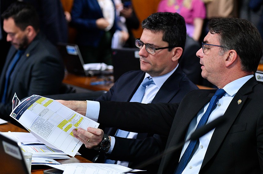 Bancada:
senador Sergio Moro (União-PR);
senador Flávio Bolsonaro (PL-RJ).