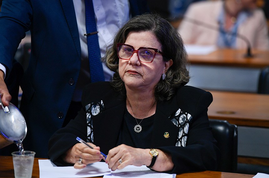 À bancada, senadora Teresa Leitão (PT-PE).