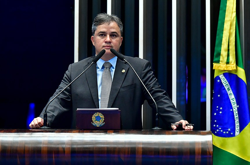 Em discurso, à tribuna, relator do PLV 6/2023, senador Efraim Filho (União-PB).