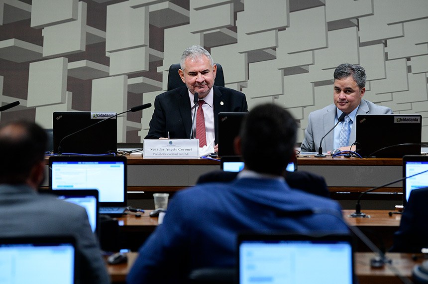 Mesa:
vice-presidente da CAE, senador Angelo Coronel (PSD-BA);
relator do PL 334/2023, senador Efraim Filho (União-PB).