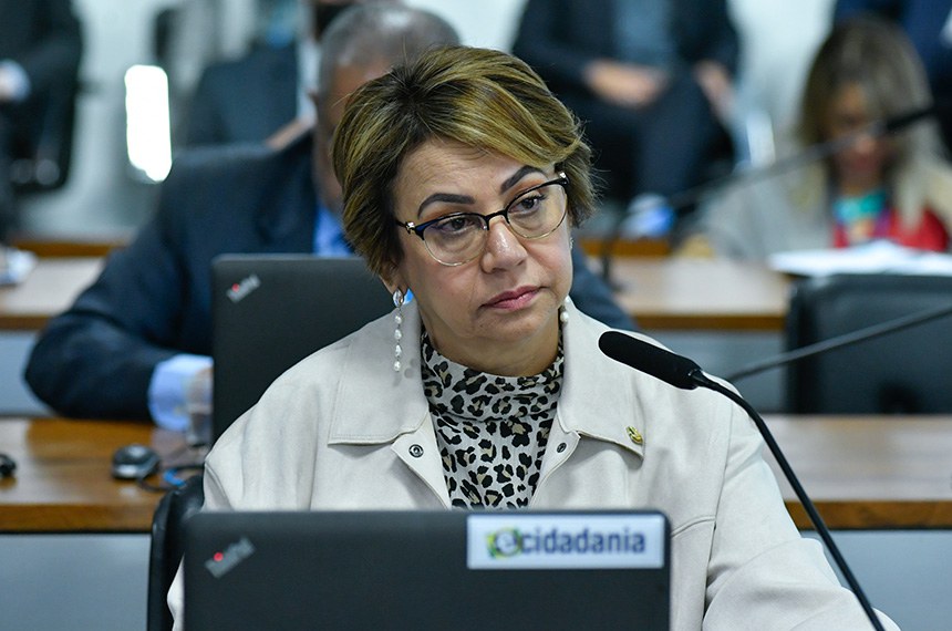 À bancada, em pronunciamento, senadora Jussara Lima (PSD-PI).