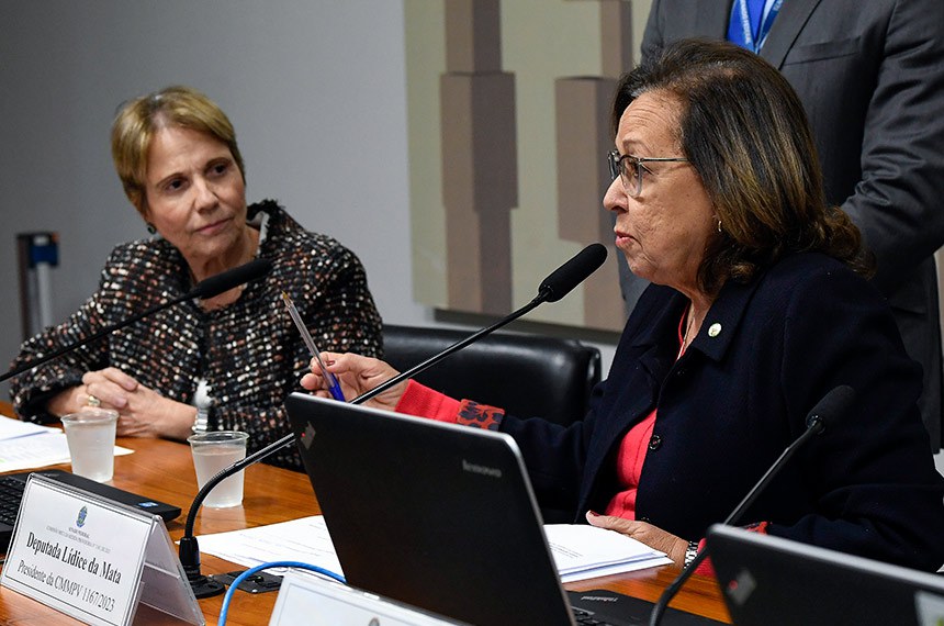 Mesa: 
relator da CMMPV 1167/2023, senadora Tereza Cristina (PP-MS);
presidente da CMMPV 1167/2023, deputada Lídice da Mata (PSB-BA).