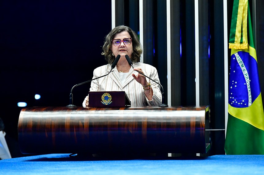 Em discurso, à tribuna, senadora Teresa Leitão (PT-PE).