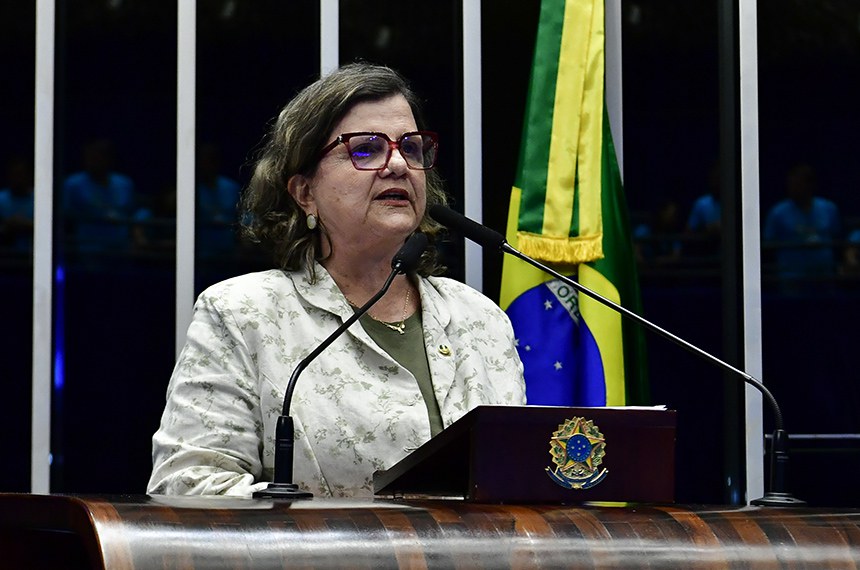 Em discurso, à tribuna, senadora Teresa Leitão (PT-PE).
