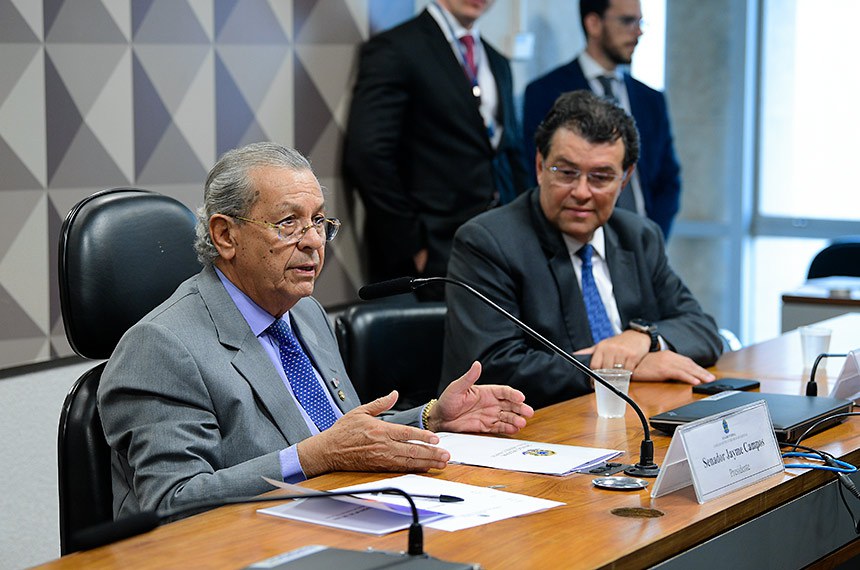 Mesa:
Presidente do Conselho de Ética, senador Jayme Campos (União-MT);
Vice-presidente do Conselhor de Ética, senador Eduardo Braga (MDB-AM).