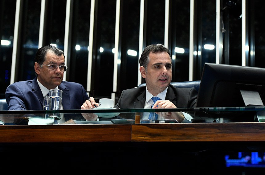 Mesa:  
senador Eduardo Braga (MDB-AM); 
presidente do Senado Federal, senador Rodrigo Pacheco (PSD-MG).