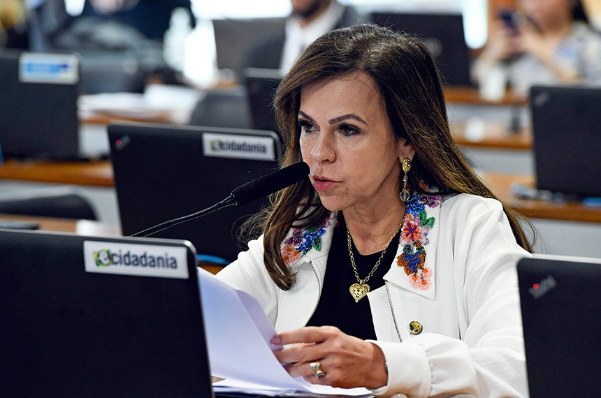 À bancada, em pronunciamento, senadora Professora Dorinha Seabra (União-TO).