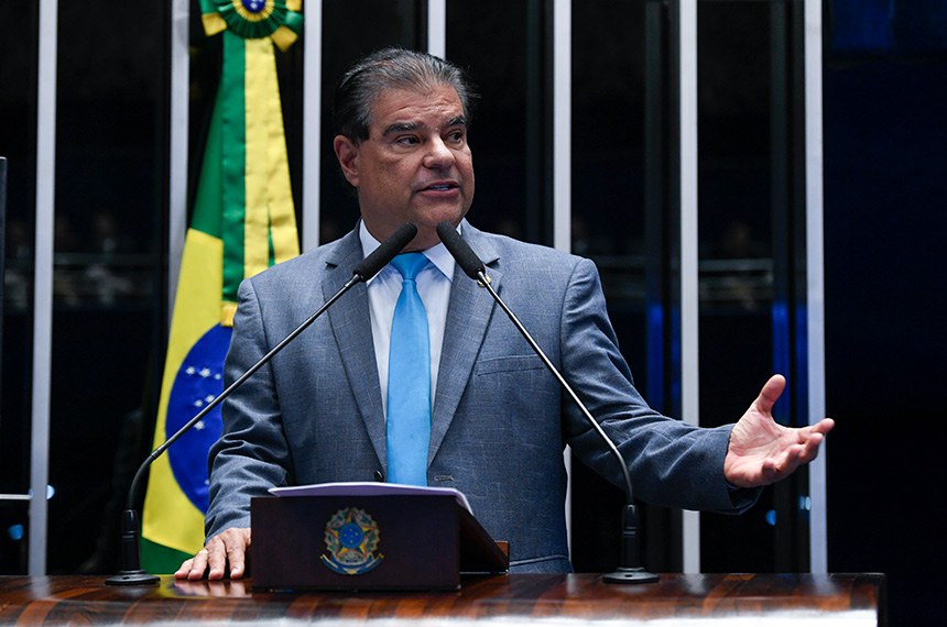 Em discurso, à tibuna, senador Nelsinho Trad (PSD-MS).