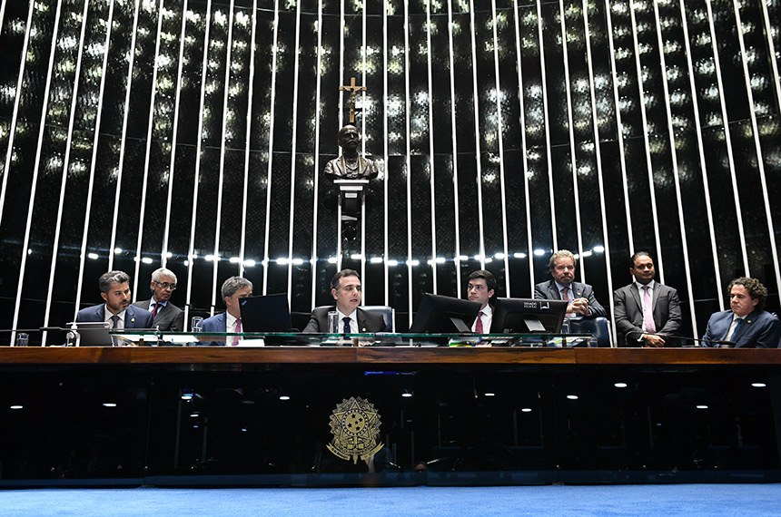 Mesa: 
senador Marcos Rogério (PL-RO); 
senador Efraim Filho (União-PB); 
presidente do Senado Federal, senador Rodrigo Pacheco (PSD-MG); 
secretário-geral da Mesa do Senado Federal, Ivan Furlan Falconi;
deputado Luiz Fernando Faria (PSD-MG); 
senador Weverton (PDT-MA); 
senador Veneziano Vital do Rêgo (MDB-PB).