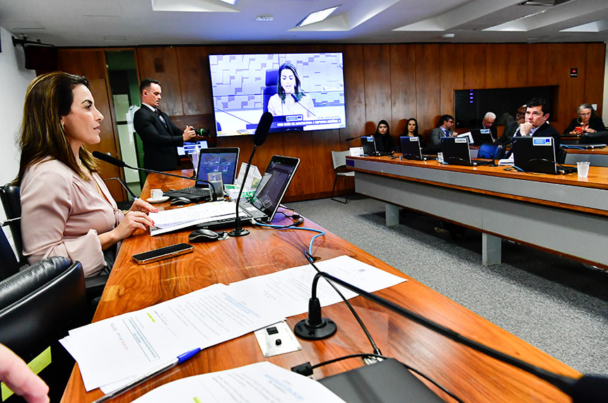 Reunião da Comissão de Agricultura, presidida por Soraya Thronicke - Foto: Waldemir Barreto/Agência Senado