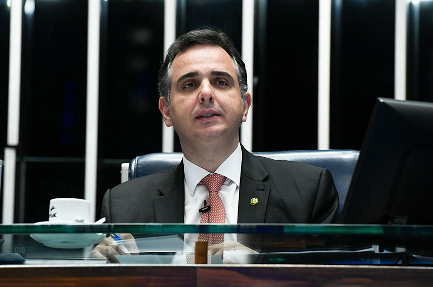 Mesa: 
presidente do Senado Federal, senador Rodrigo Pacheco (PSD-MG). 